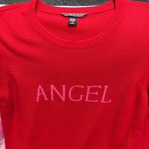 Victoria's Secret Red 'Angel' Sweater
